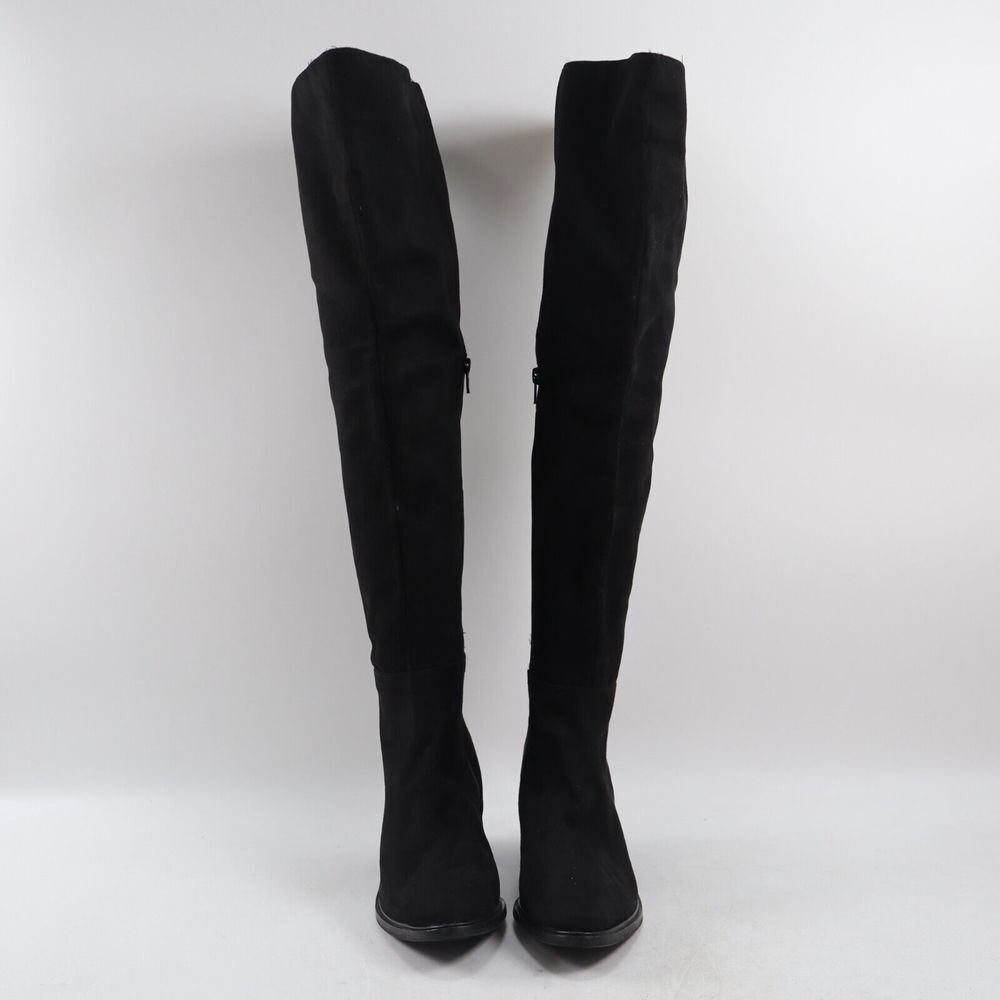 🔥NEW Seychelles Suede Over The Knee Block Heel Boots, Black 7.5US/37.5EU🔥 - Picture 3 of 9